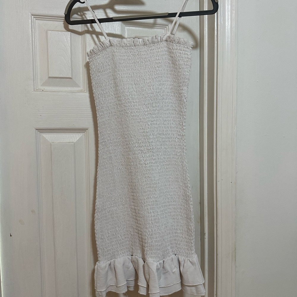 Love Tree White Smocked Top